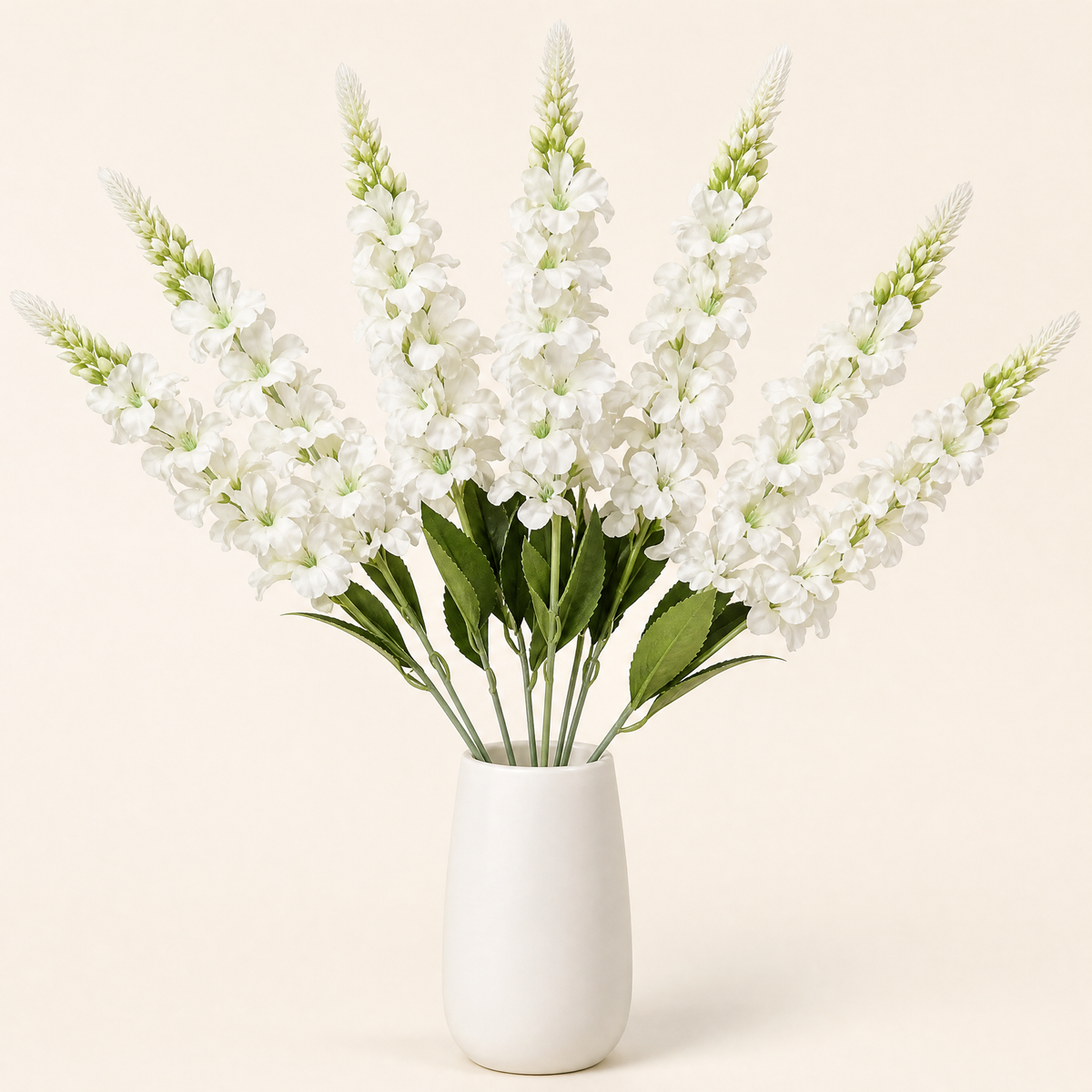 Artificial Delphinium Flower – Faux Silk Flower for Home Vase Wedding Arrangement