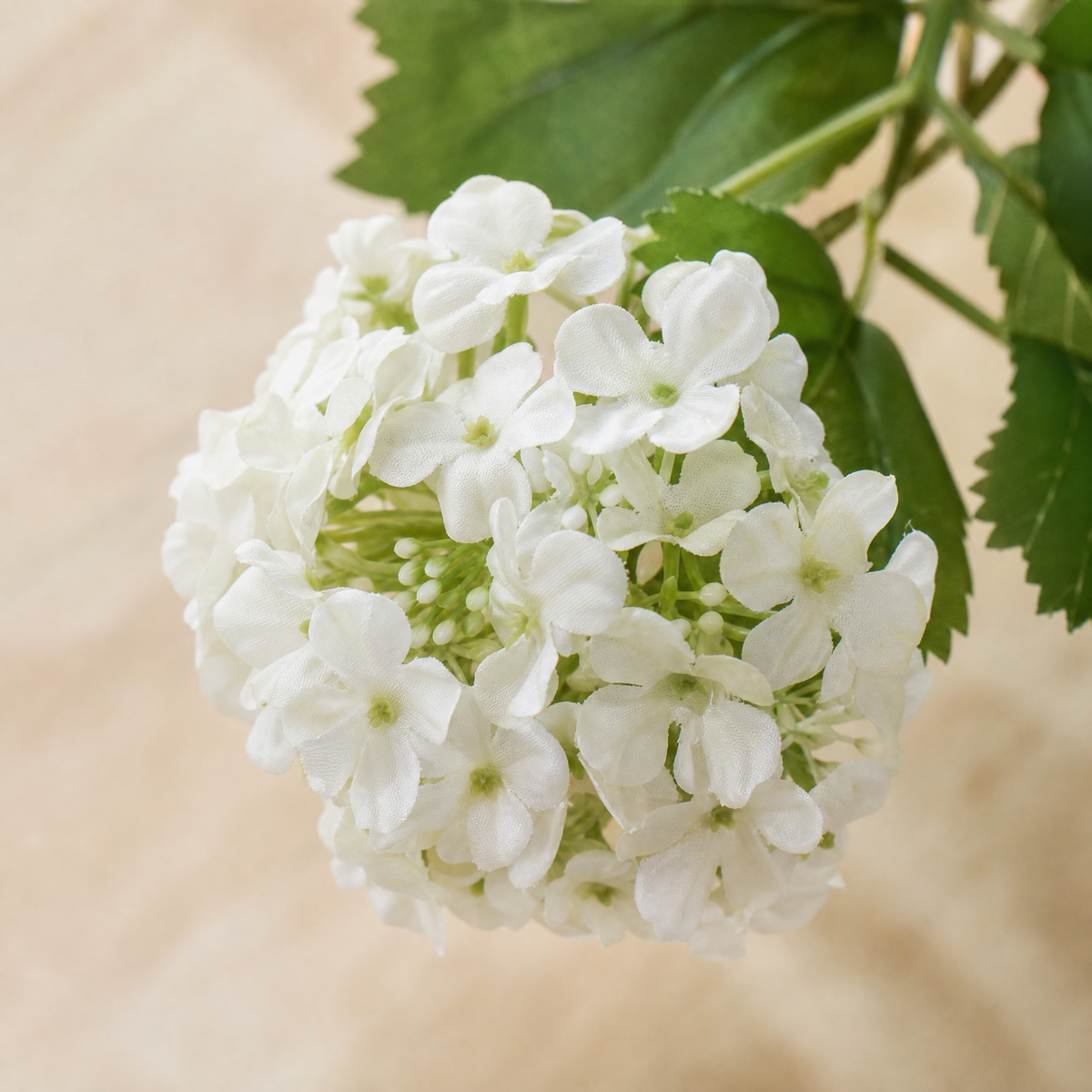 Artificial Hydrangea Stem – Silk -Head Spray for Wedding Table and Home Decor