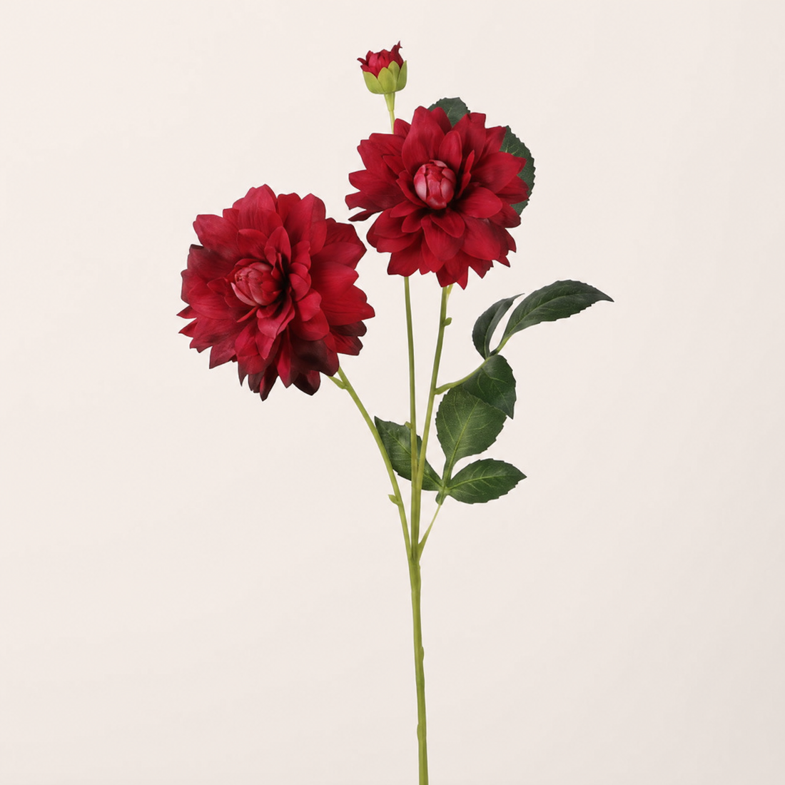 Artificial Dahlia Stem – Silk Faux Flower for Home Decor Wedding Arrangements 76cm