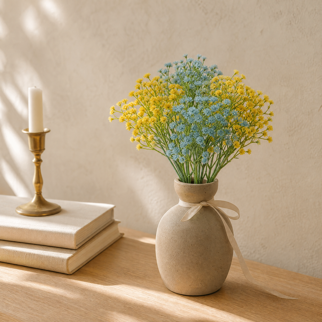 Silk Gypsophila Stems – Faux Baby's Breath for Weddings and Home Decor