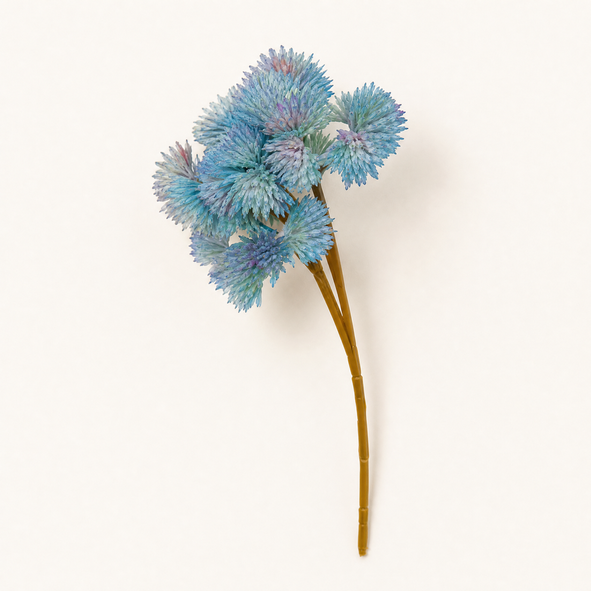 Faux Mimosa Stem – PU Cone Flower Pick for Home Decor and Floral Arrangements