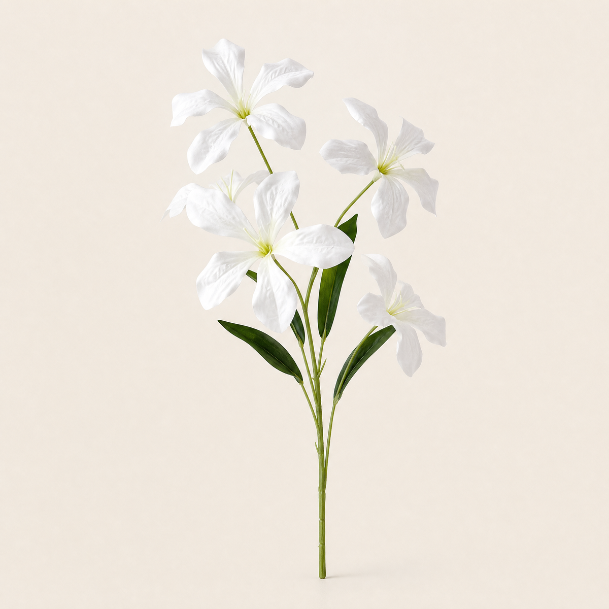 Silk Flame Orchid Stem – Faux Floral Branch for Home, Wedding and Table Decor