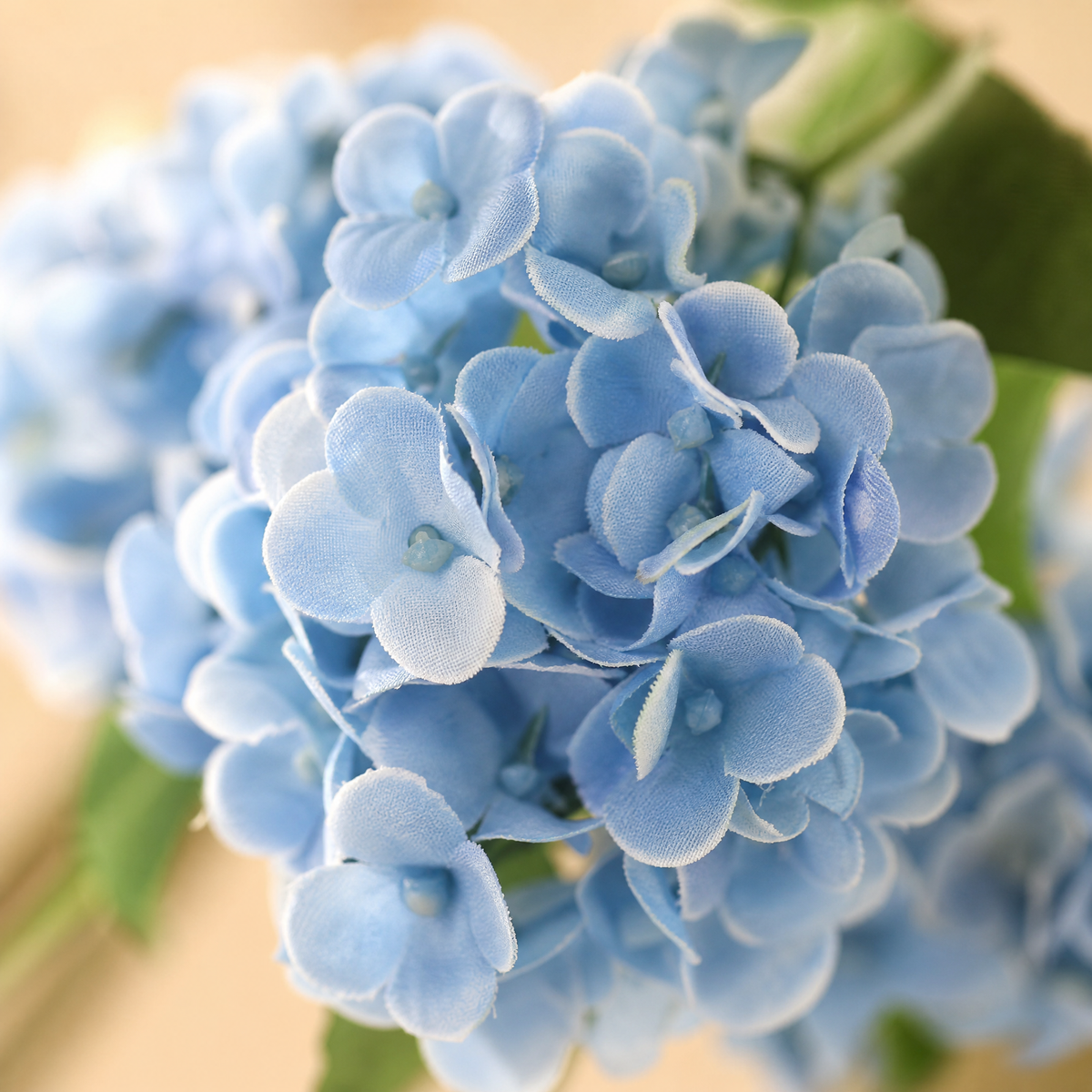 Artificial Hydrangea Stem – Silk -Head Spray for Wedding Table and Home Decor