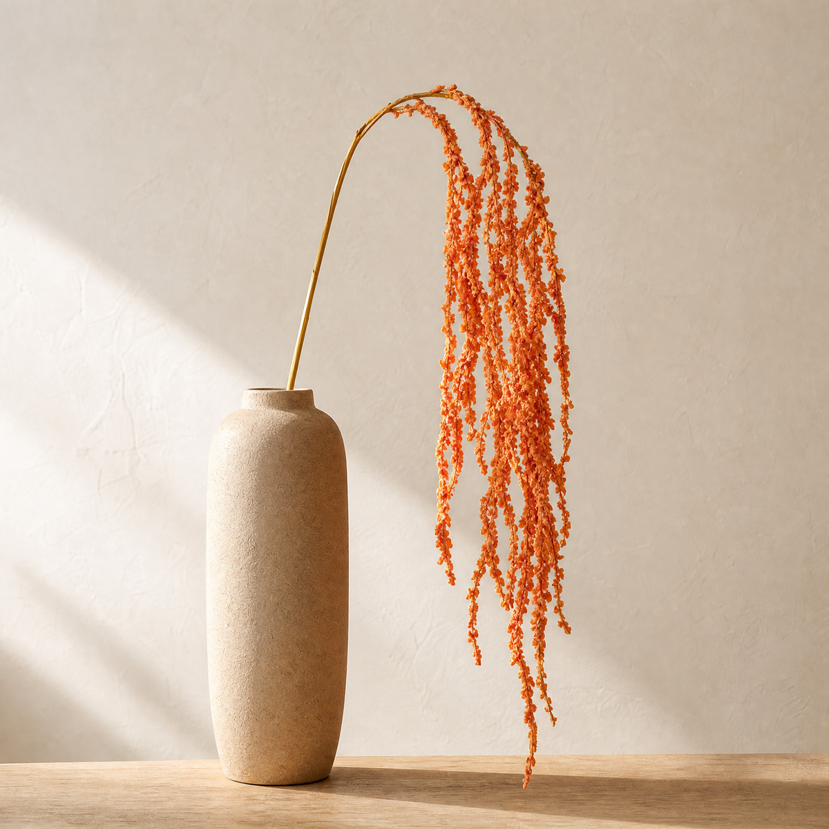 Faux Hanging Amaranthus Stem – Silk Trailing Spray for Wedding Floral Arrangements