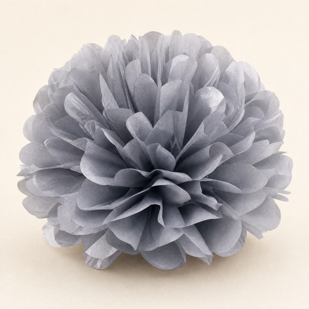 Paper Pom Poms 5 Pack – 4 to 12 Inch Wedding Birthday Party Hanging Decor