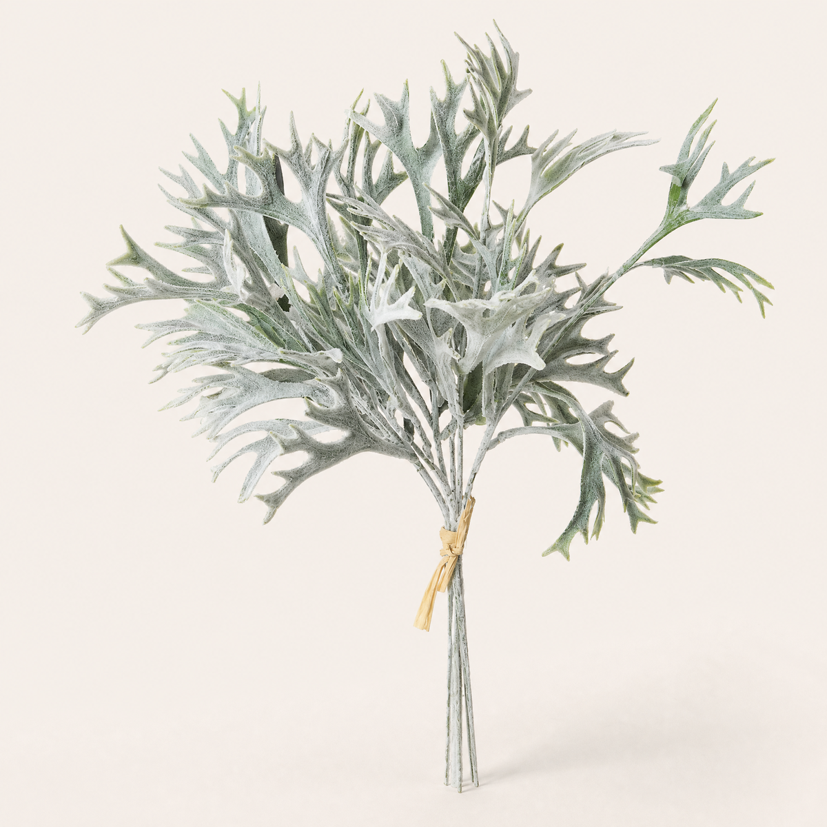 Artificial Staghorn Fern Bunch – Faux Silk Greenery Stems for Home and Wedding Styling