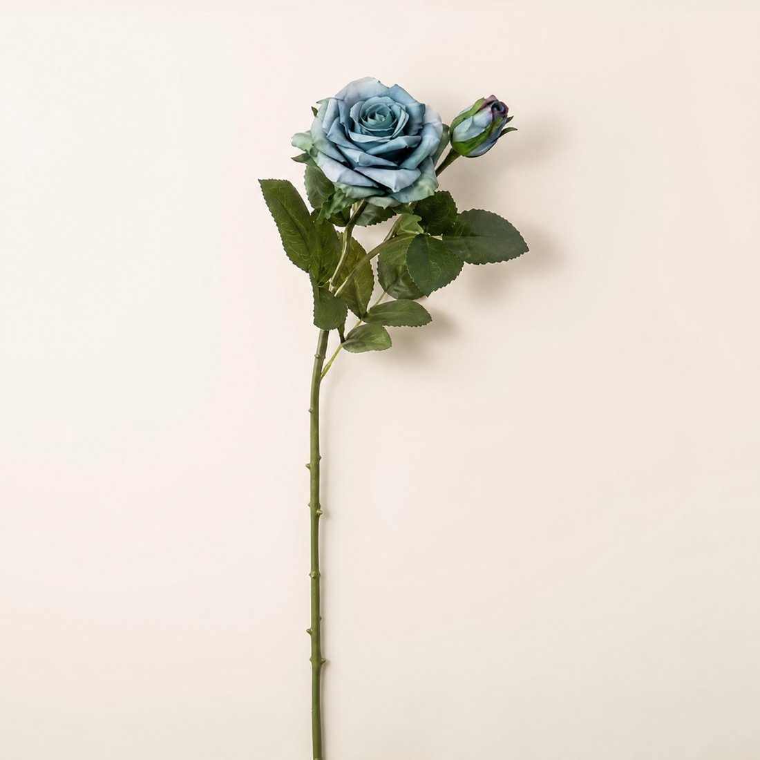 Silk Rose Stem – Real Touch Faux Flower for Wedding Table and Home Decor