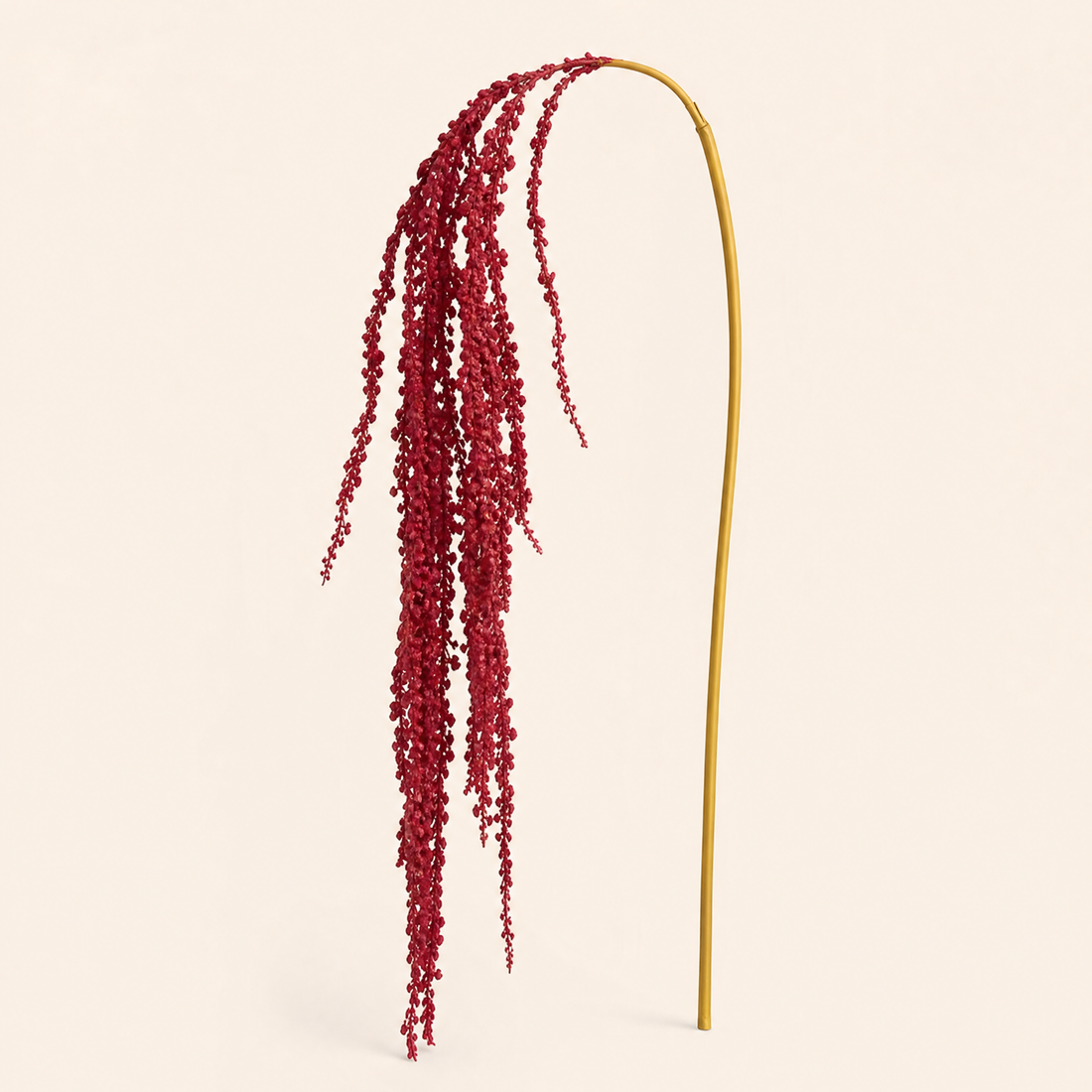 Faux Hanging Amaranthus Stem – Silk Trailing Spray for Wedding Floral Arrangements