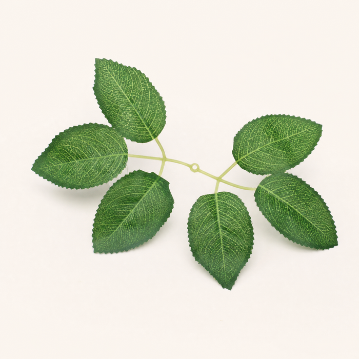 Silk Rose Leaves Faux Greenery Stems – DIY Bouquet Wedding Home Decor Bulk Pack