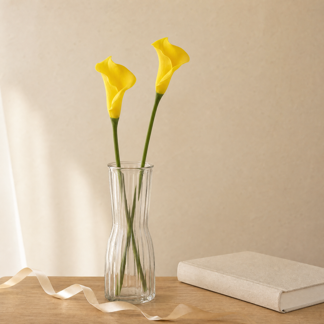 Calla Lily Faux Stem – PU Single Stem, 67cm, Wedding Table Floral Decor