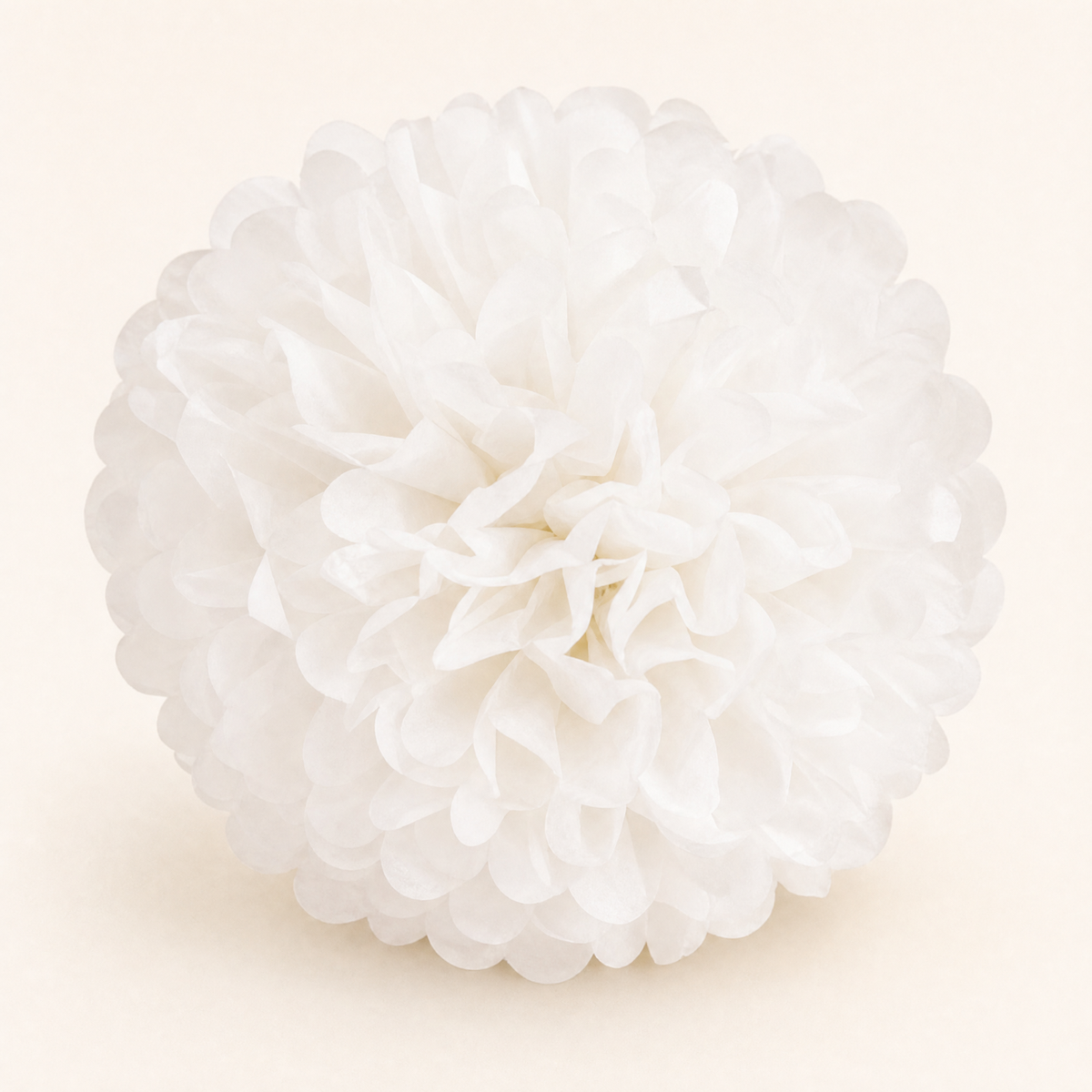 Paper Pom Poms 5 Pack – 4 to 12 Inch Wedding Birthday Party Hanging Decor