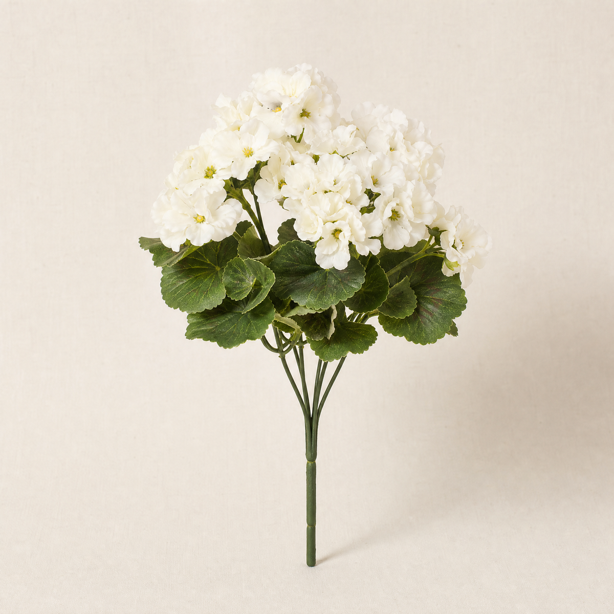 Artificial Begonia Bush – Faux Floral Stem for Home Decor, Wreaths and Wedding Bouquets