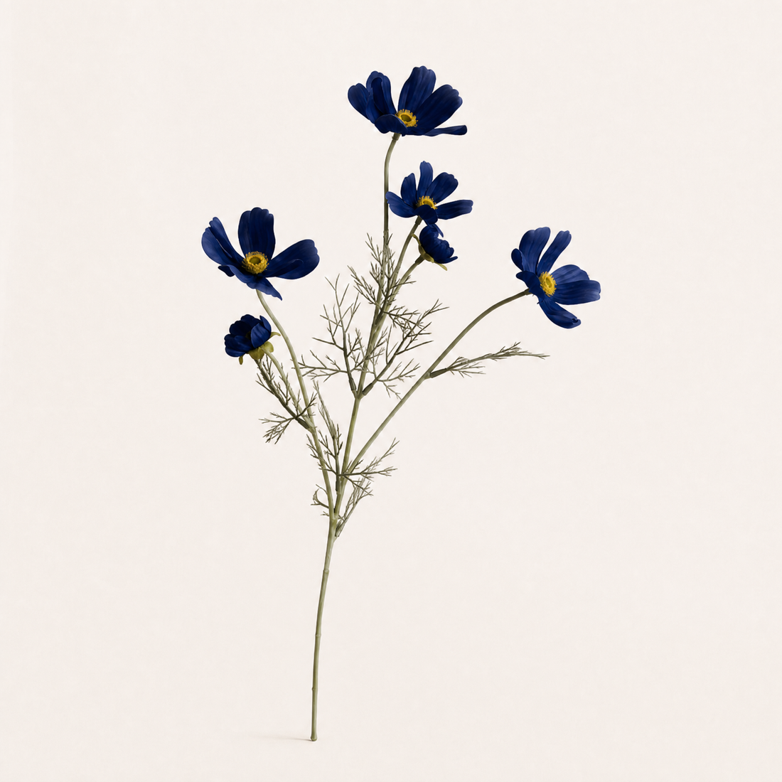 Faux Cosmos Flower Stem – Silk Flocked, 60 cm, Wedding Table Arrangement Decor