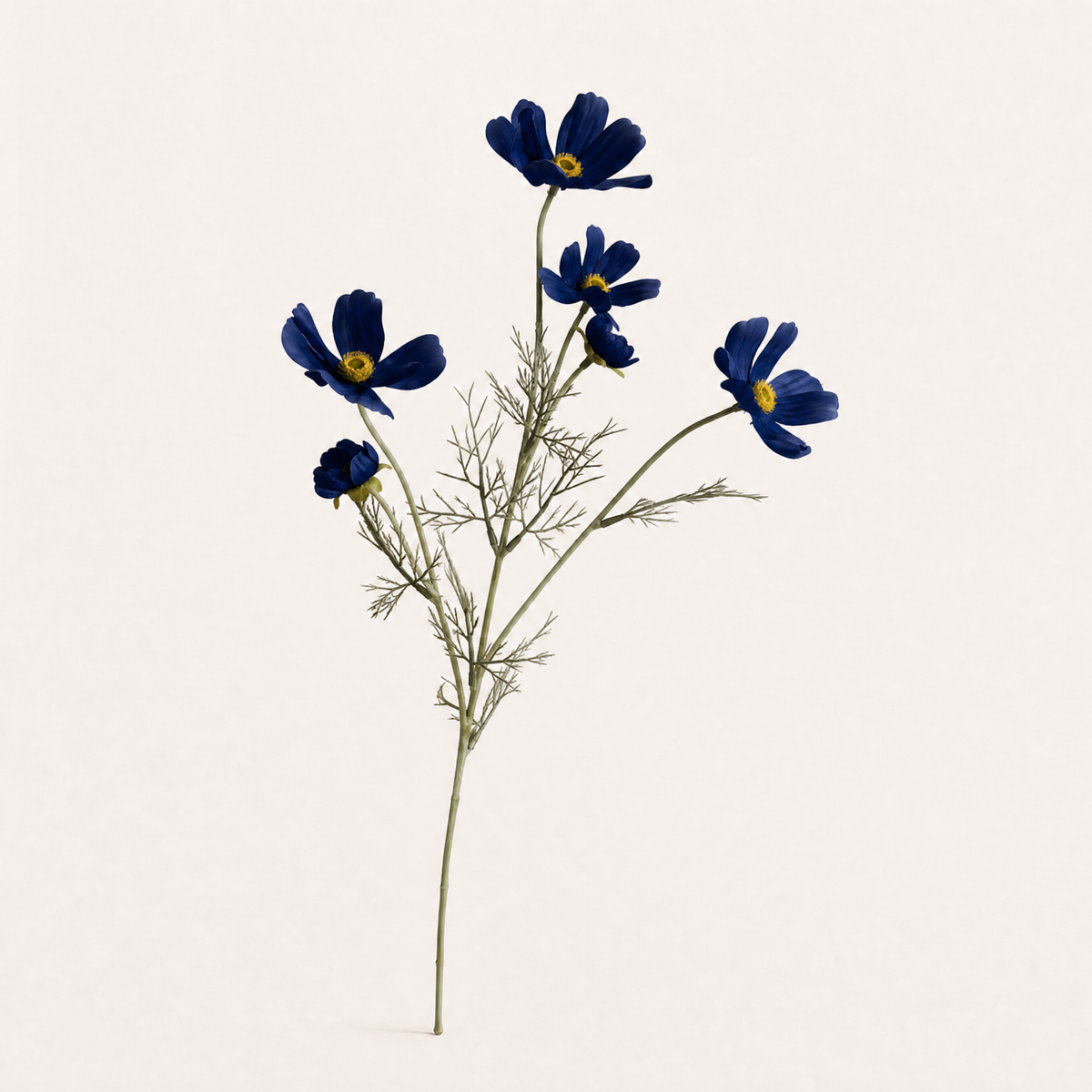 Faux Cosmos Flower Stem – Silk Flocked, 60 cm, Wedding Table Arrangement Decor