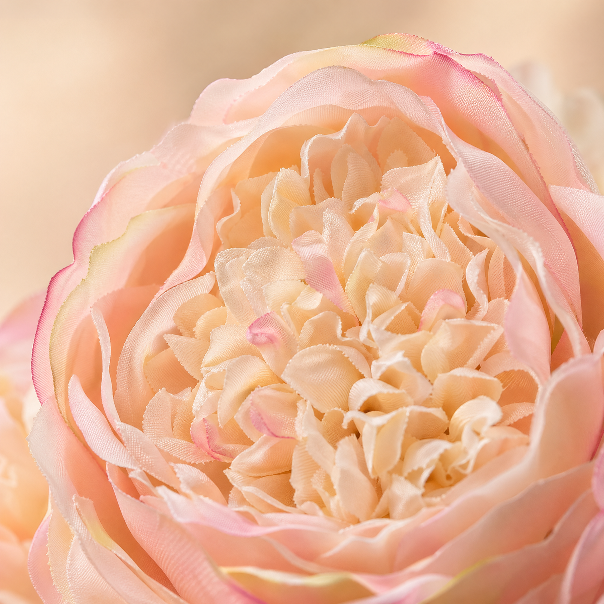 Artificial Peony Bouquet 5 Stems – Silk Faux Flowers Wedding Bridal Home Decor