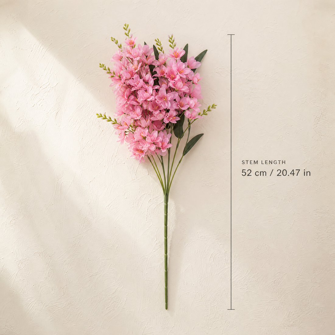Silk Freesia Flower Stems – Faux Floral Bouquet for Wedding Table and Home Decor Display