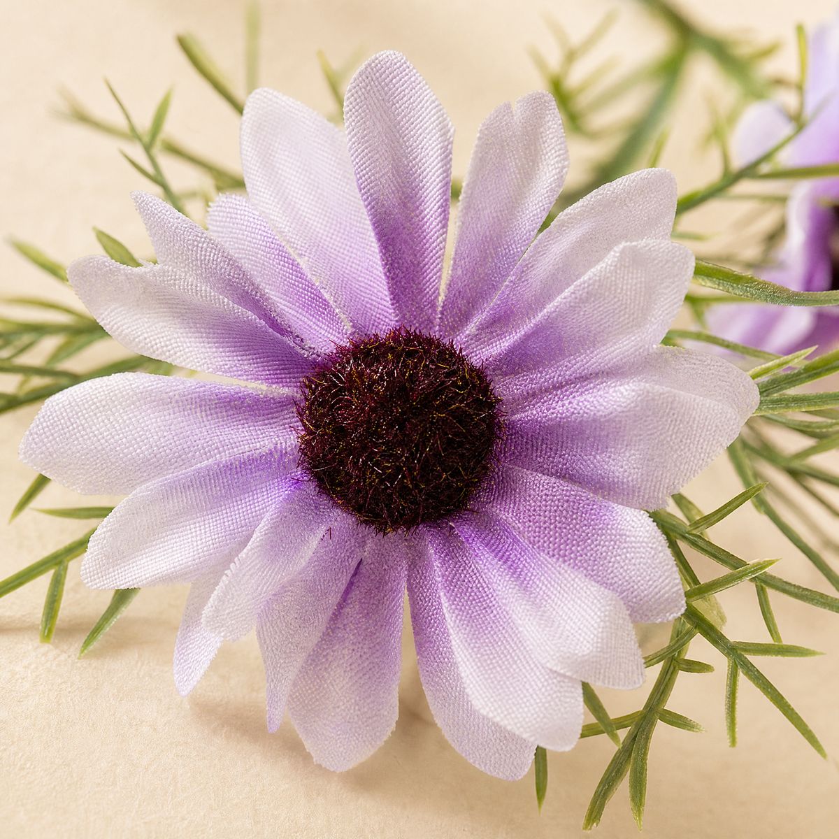 Silk Daisy Stem Faux Flower – 5 Head Cosmos Branch for Home Decor and Bouquets