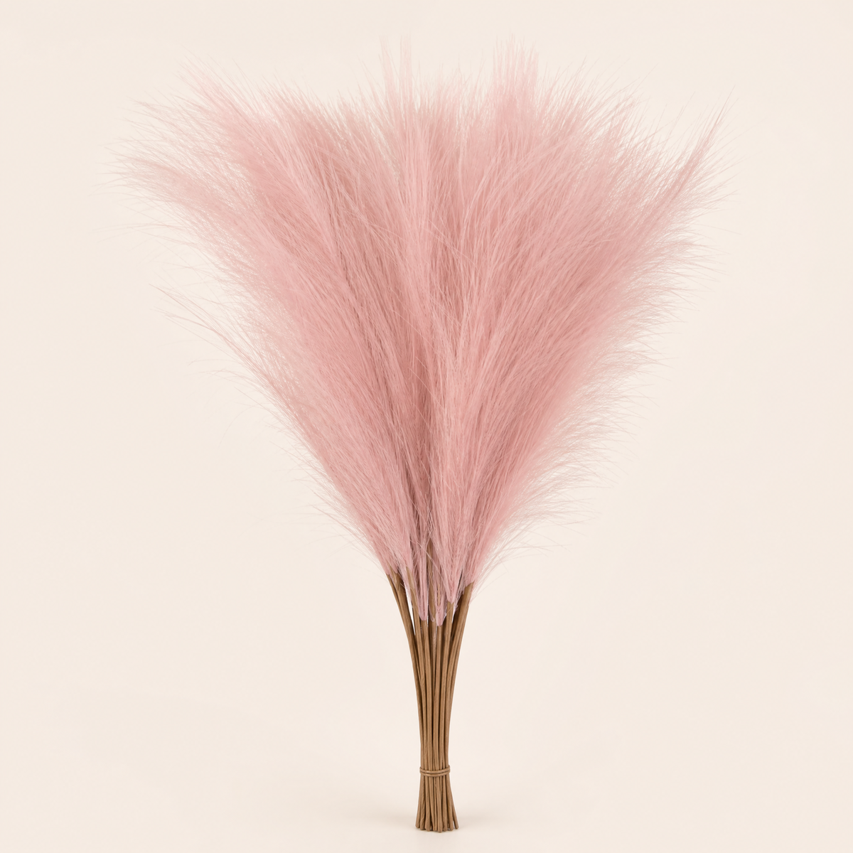 Artificial Pampas Grass Stems – Faux Bouquet for Wedding Table and Vase Decor