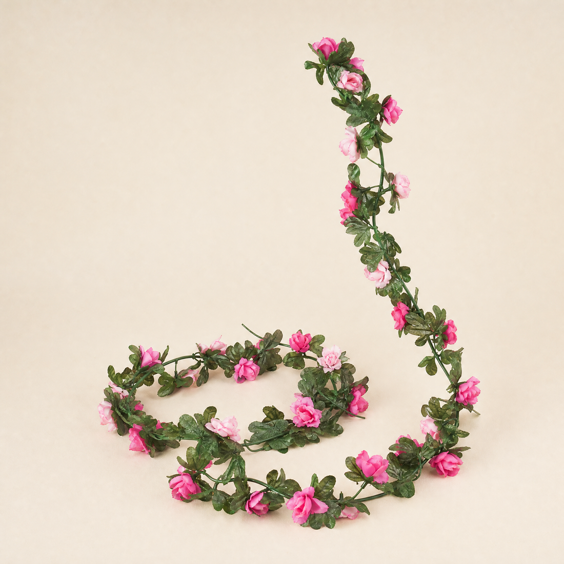 Artificial Rose Vine Garland – 250cm Faux Floral Arch Wedding Home Decor 45 Heads