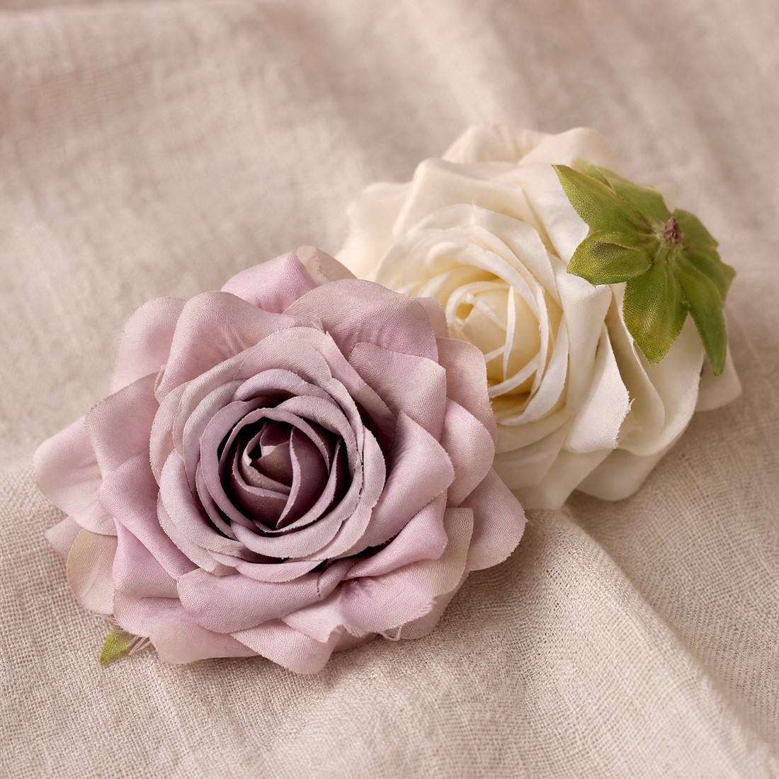 Silk Rose Heads Pack – Wedding Arch Wreath Brooch DIY Decor Artificial Flowers