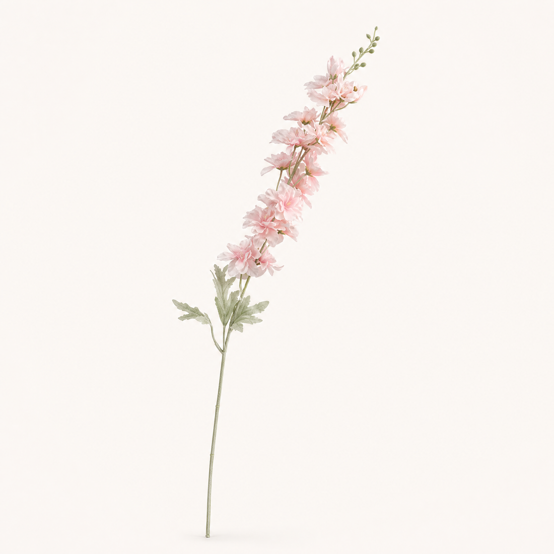 Faux Delphinium Stem – Tall Artificial Flower Branch for Vase Home Decor