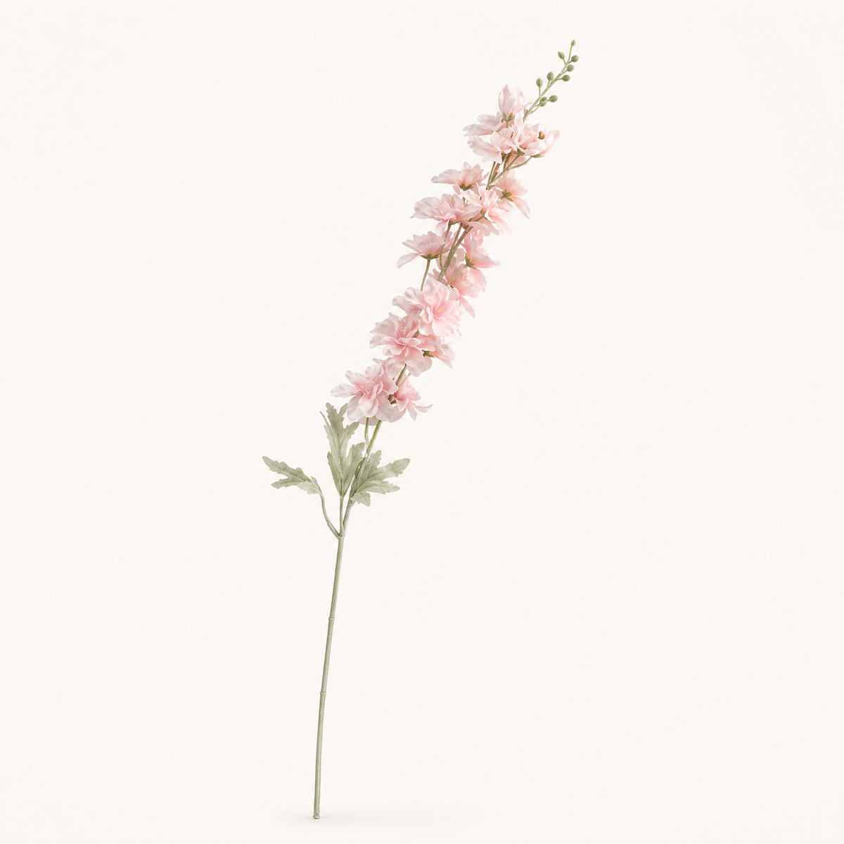 Faux Delphinium Stem – Tall Artificial Flower Branch for Vase Home Decor