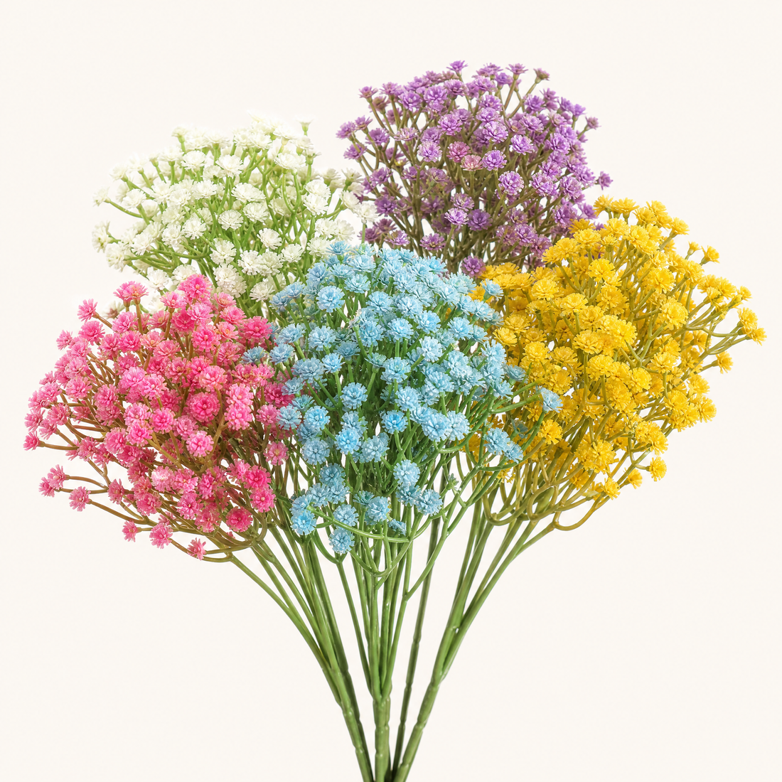 Silk Gypsophila Stems – Faux Baby's Breath for Weddings and Home Decor
