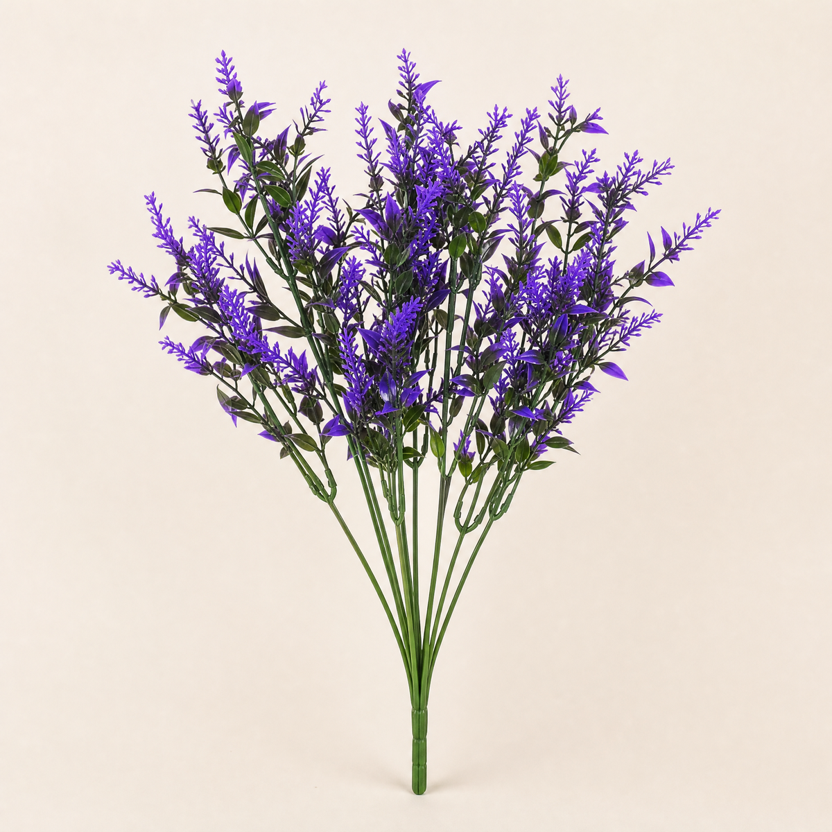 Artificial Lavender Bushes 12/24 Bundles – Faux Purple Flowers UV Safe Outdoor Use