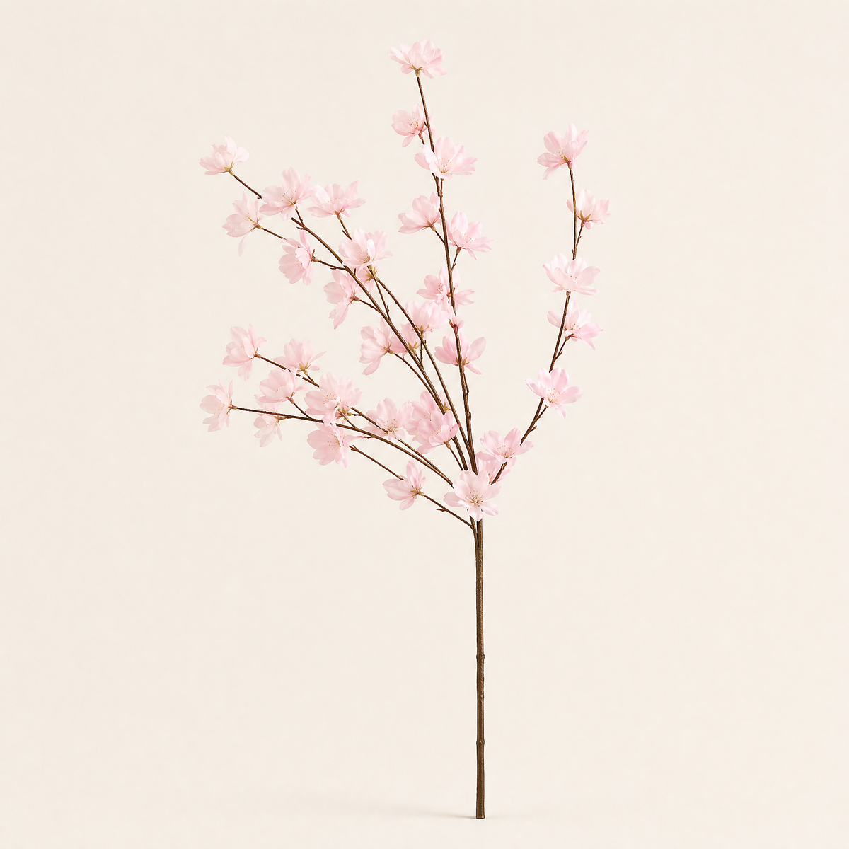 Faux Cherry Blossom Branch – Tall Artificial Sakura Branch for Wedding Home Vase Decor