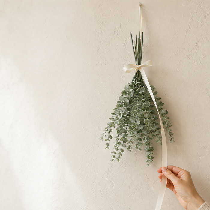 Faux Eucalyptus Stems – Artificial Greenery Branches for Vase, Home and Wedding Decor