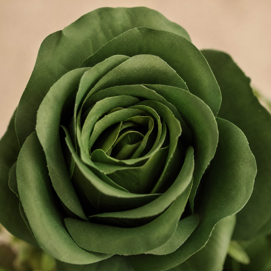 Dark Green Silk Rose Bouquet – 9 Heads Faux Roses for Wedding and Home Decor