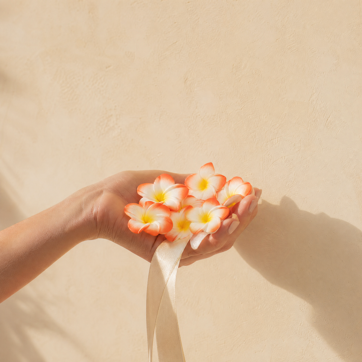 Foam Frangipani Flower Heads 10pcs – Faux Hawaiian Plumeria for Wedding Party Beach Decor