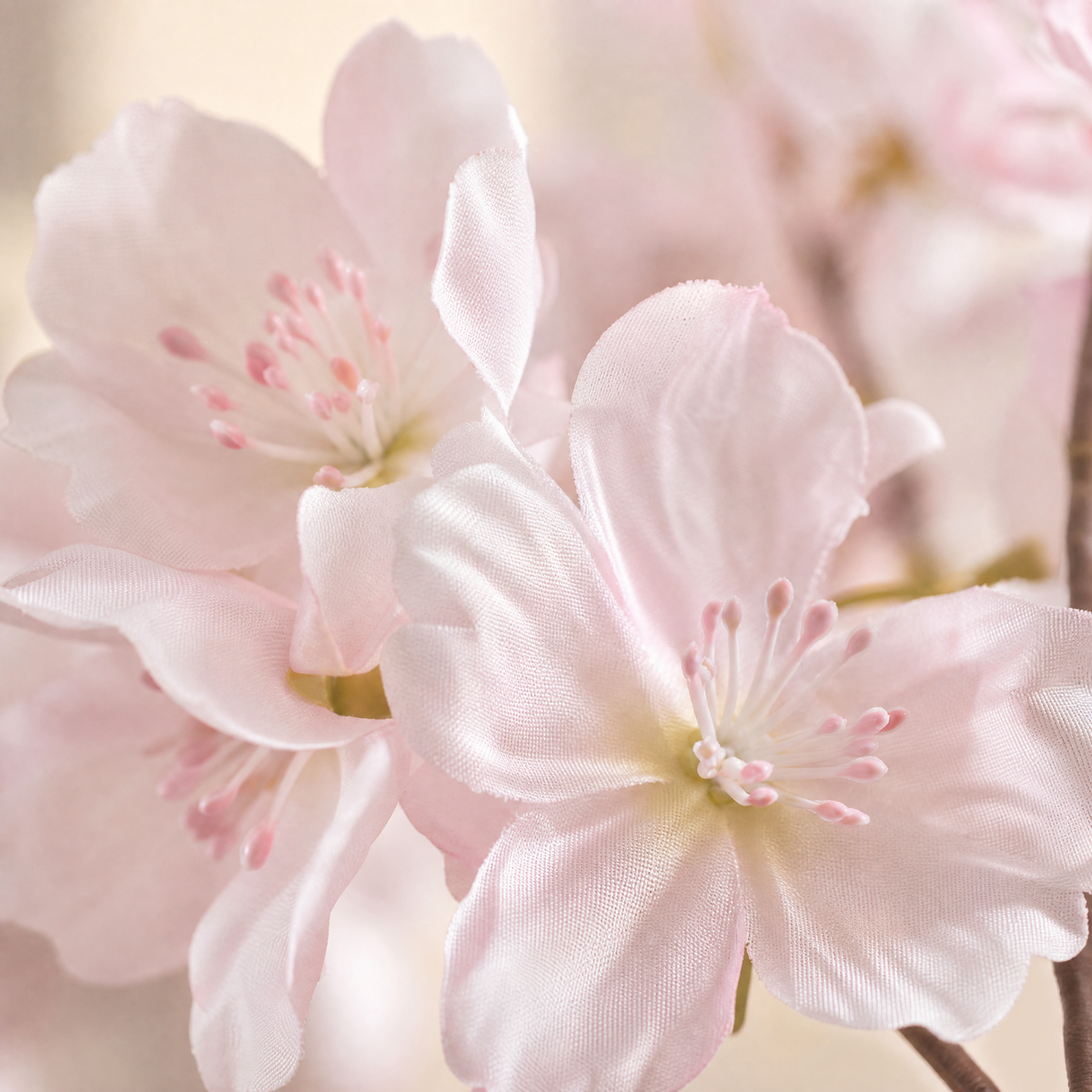 Faux Cherry Blossom Branch – Tall Artificial Sakura Branch for Wedding Home Vase Decor
