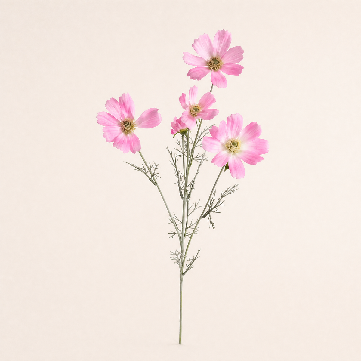 Faux Cosmos Flower Stem – Silk Flocked, 60 cm, Wedding Table Arrangement Decor