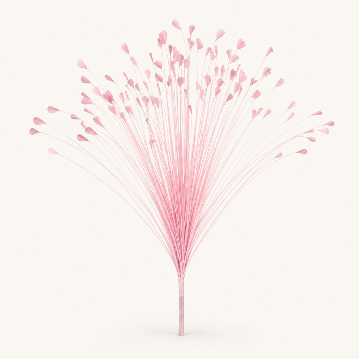 Peacock Grass Spray Stems – Faux Reed Bunch Wedding Decor Floral Arrangement 7pc