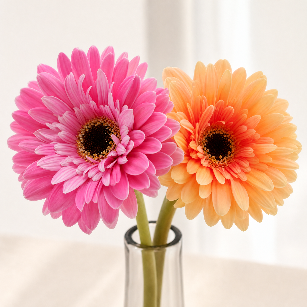 Artificial Gerbera Daisy Bouquet – Silk Flower Heads for Wedding Home Garden Decor