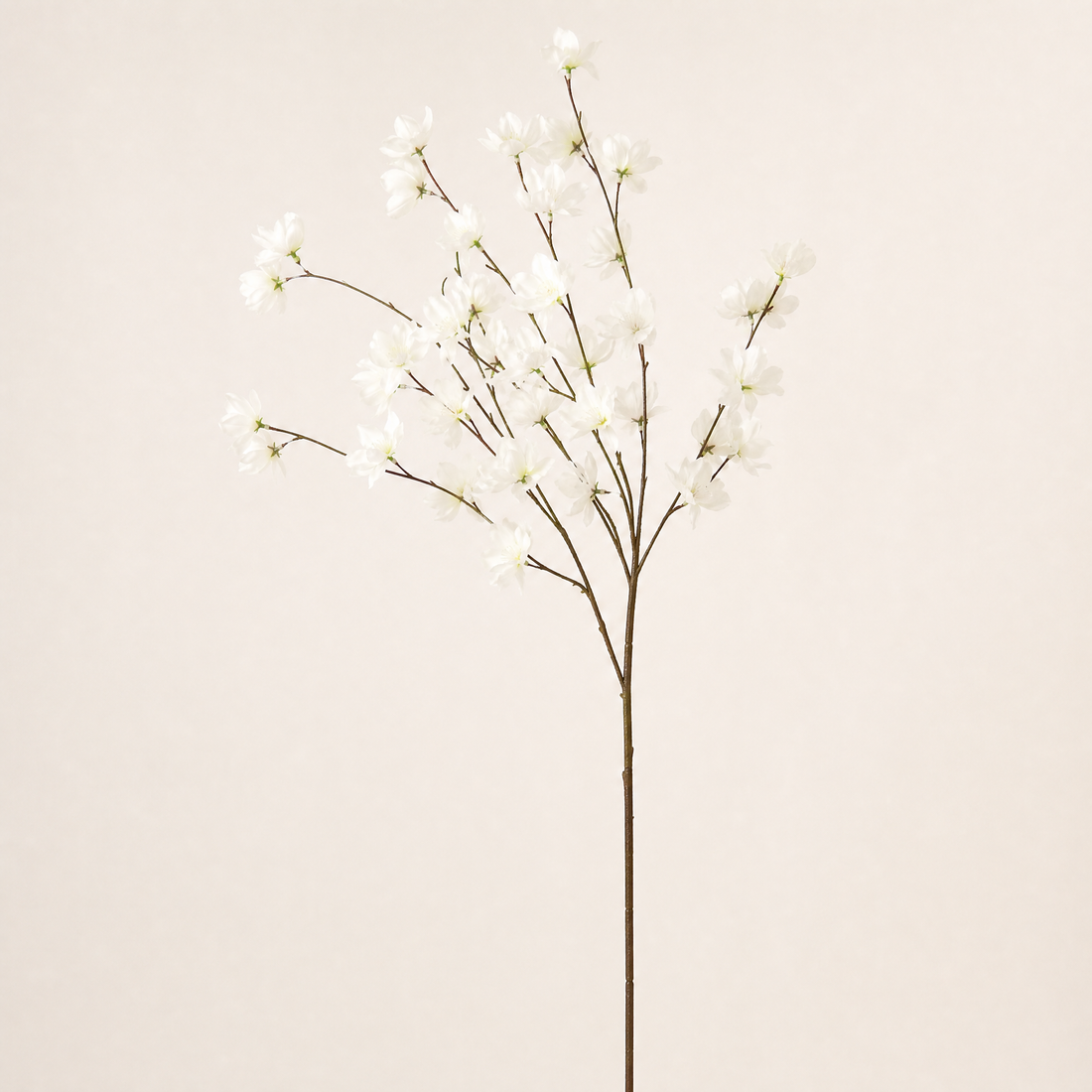 Faux Cherry Blossom Branch – Tall Artificial Sakura Branch for Wedding Home Vase Decor