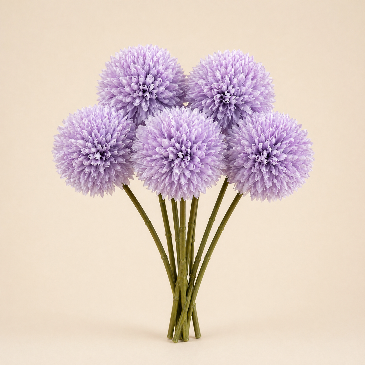 Artificial Hydrangea Stems Set of 5 – Faux Silk Flowers for Vase Wedding Home Decor