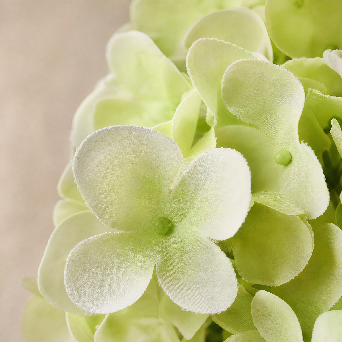 Silk Hydrangea Bouquet – Faux Floral Arrangement for Wedding Home Decor Table