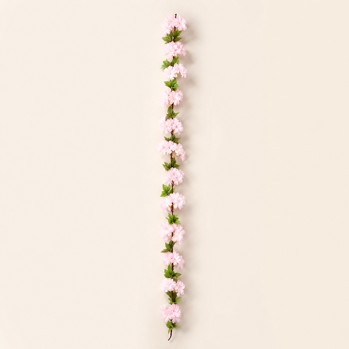 Faux Cherry Blossom Vine – 230cm Silk Floral Garland for Wedding Arch Home Decor