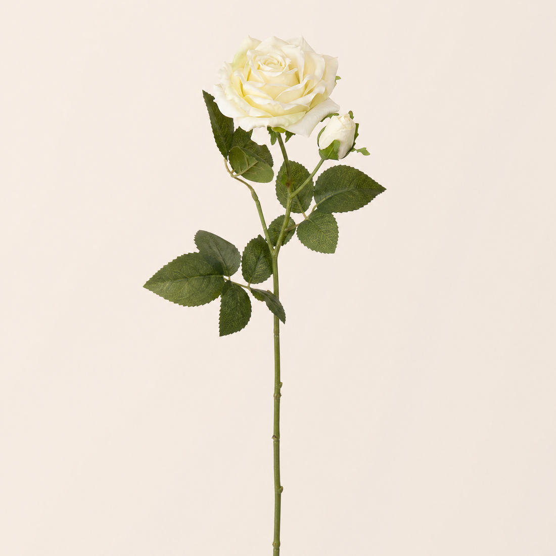 Silk Rose Stem – Real Touch Faux Flower for Wedding Table and Home Decor