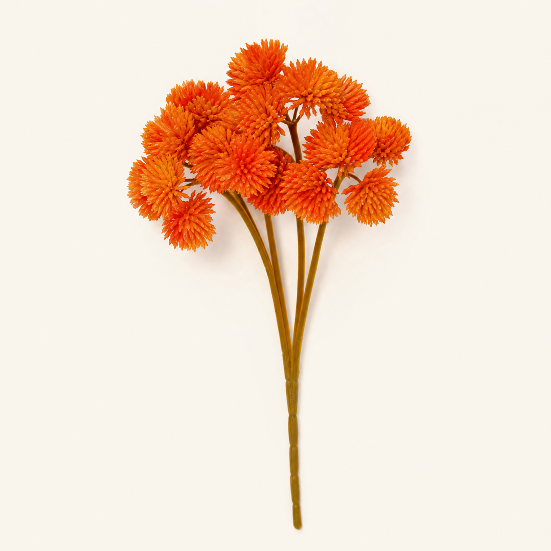 Faux Mimosa Stem – PU Cone Flower Pick for Home Decor and Floral Arrangements