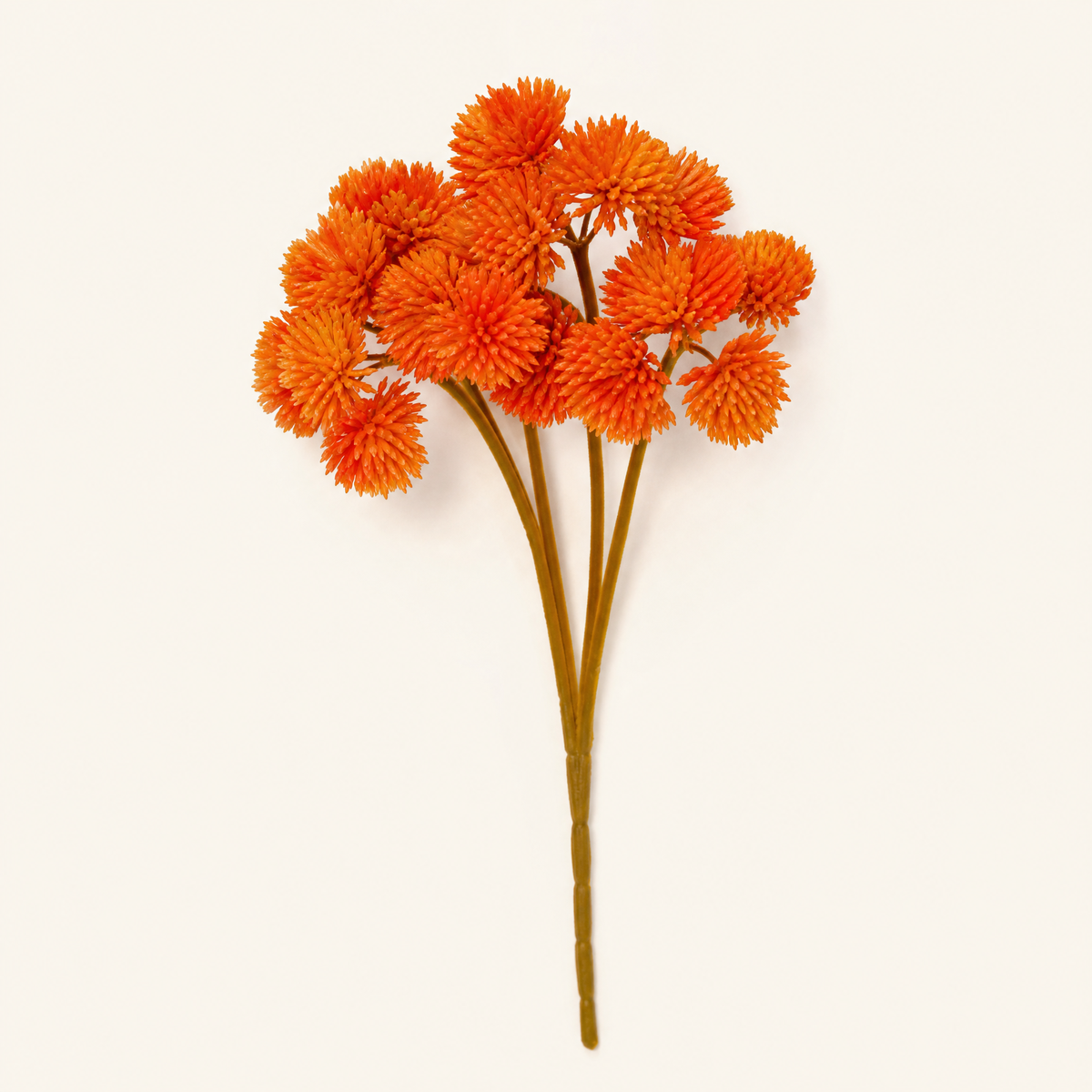 Faux Mimosa Stem – PU Cone Flower Pick for Home Decor and Floral Arrangements
