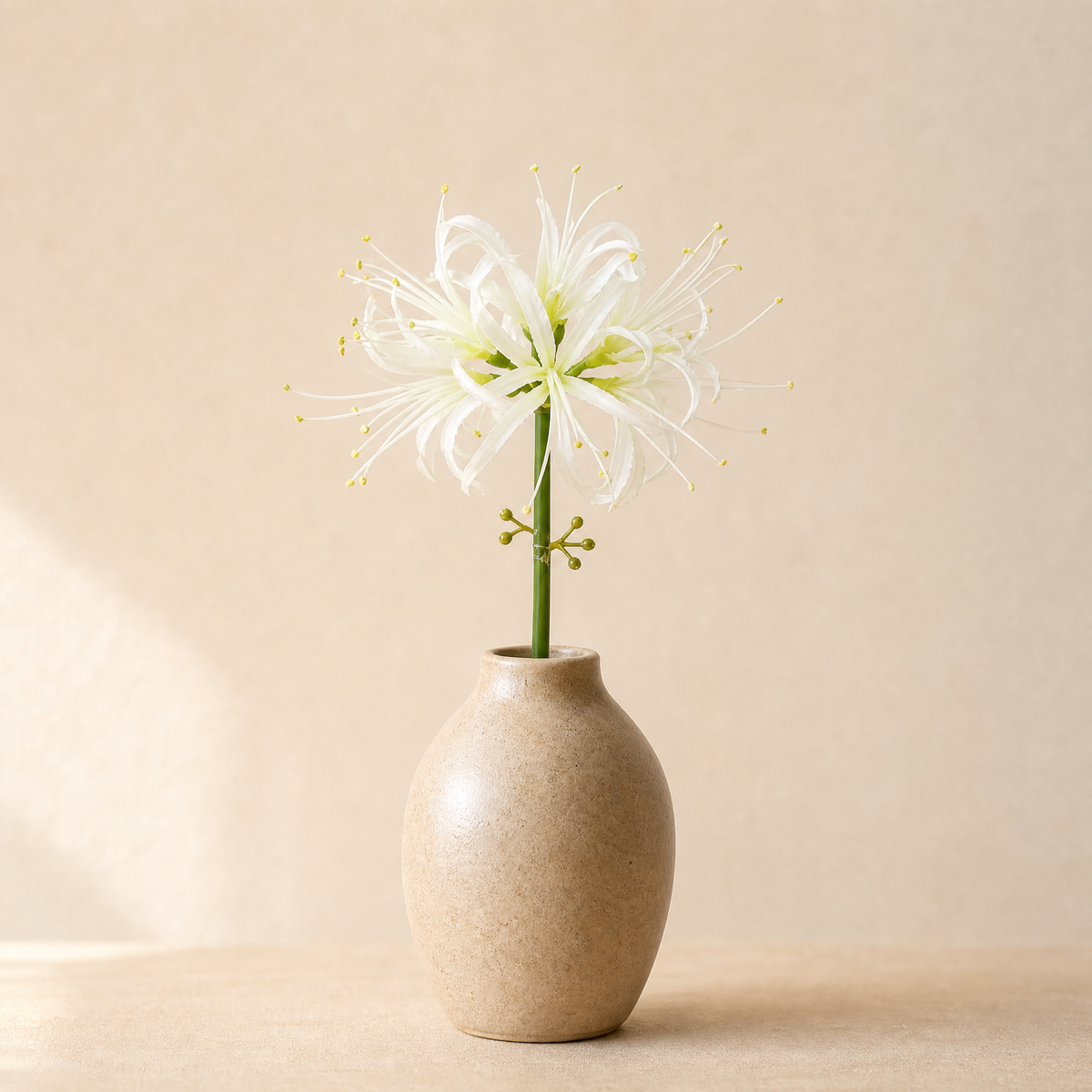Artificial Higanbana Stem – Real Touch Silk Faux Equinox Flower Branch Home Decor