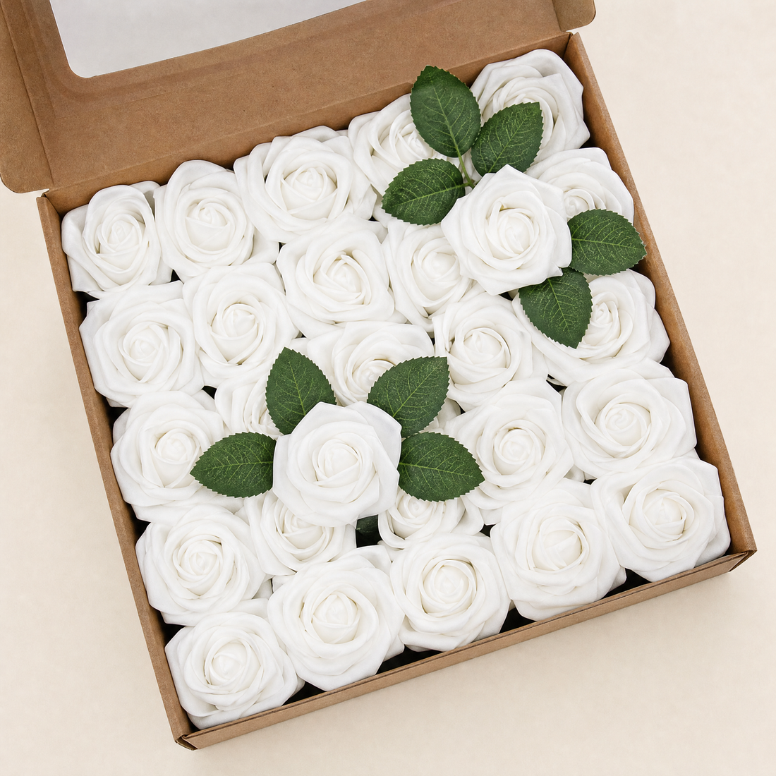 Artificial Foam Roses – Bulk Wedding Bouquet Centerpiece Valentine Gift Decoration