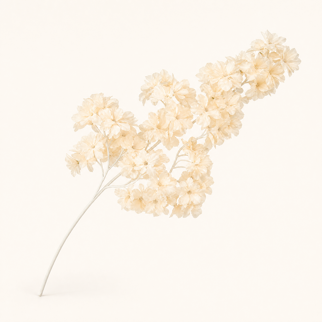Silk Cherry Blossom Branch – Faux Sakura Stem Wedding Home Floral Decor 85cm