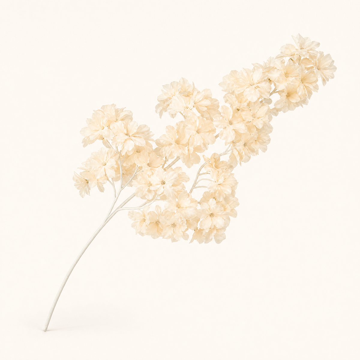 Silk Cherry Blossom Branch – Faux Sakura Stem Wedding Home Floral Decor 85cm
