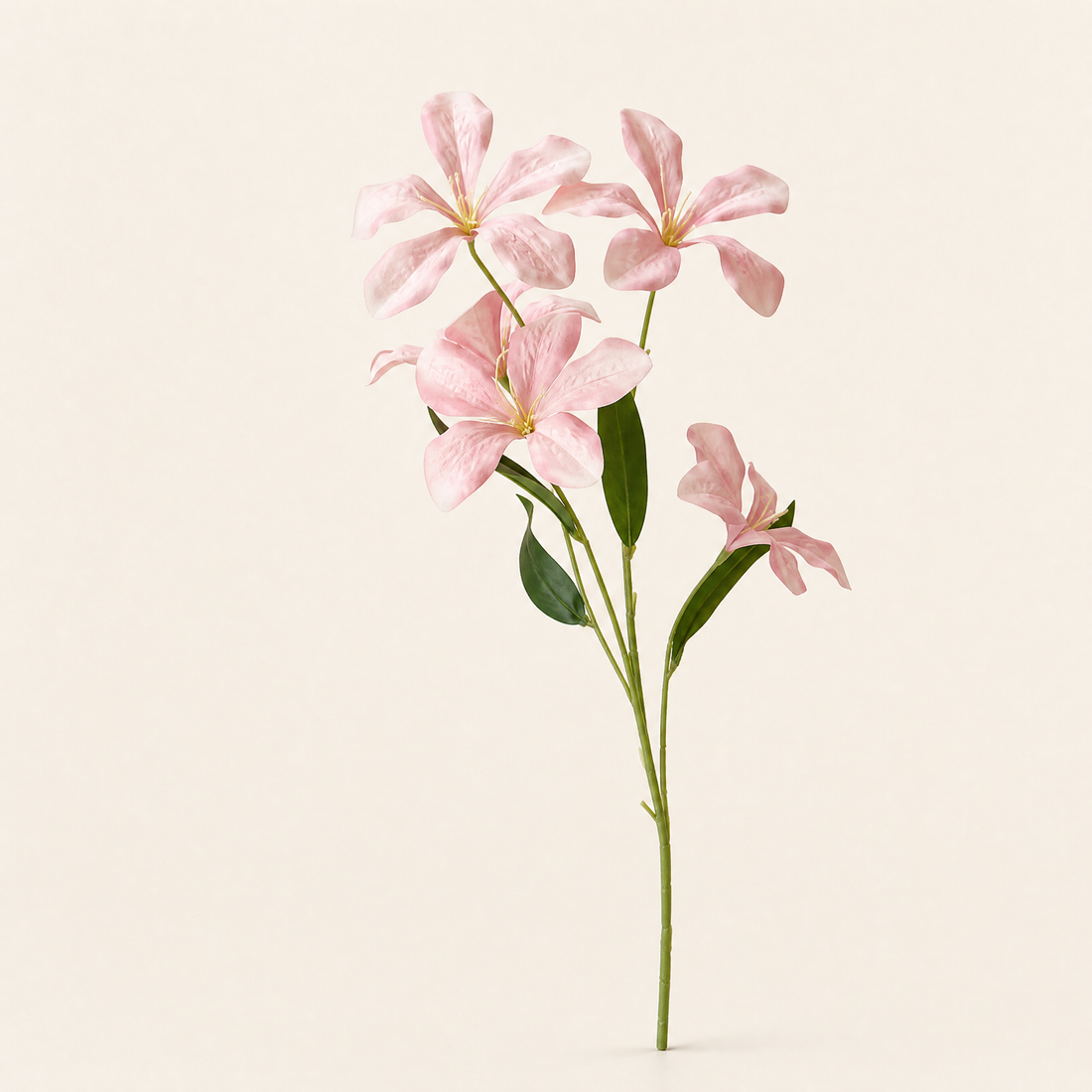Silk Flame Orchid Stem – Faux Floral Branch for Home, Wedding and Table Decor
