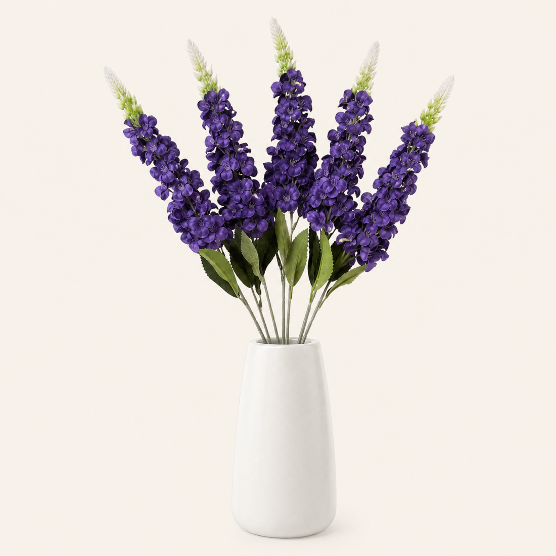 Artificial Delphinium Flower – Faux Silk Flower for Home Vase Wedding Arrangement