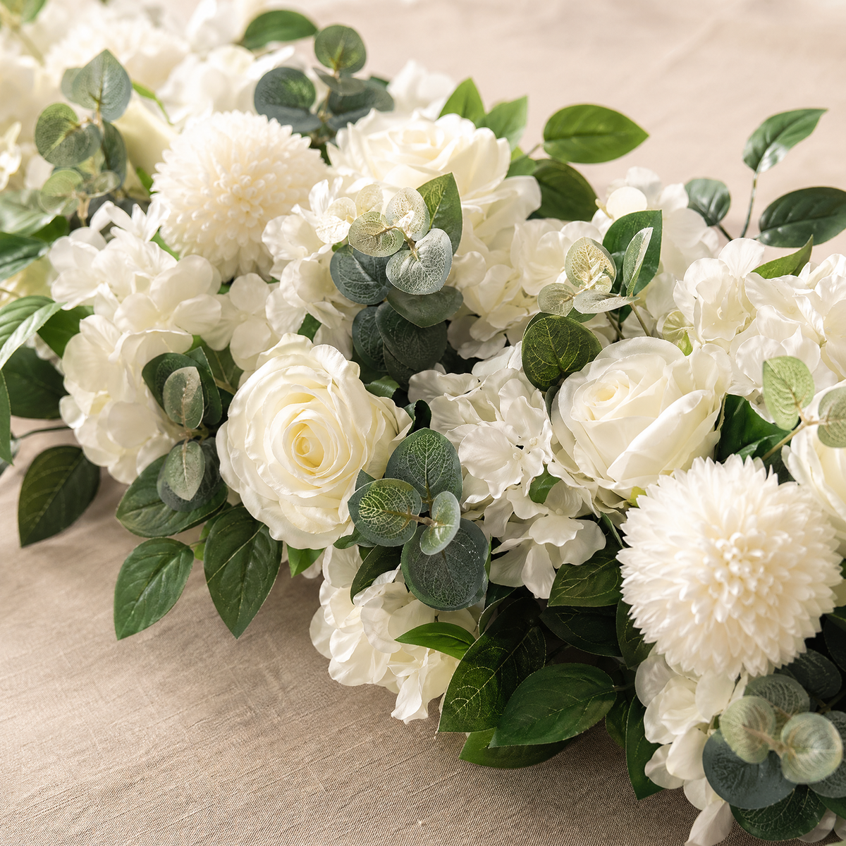 Artificial Flower Row 100cm – Wedding Arch Backdrop Table Centerpiece Floral Decor